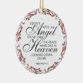 Gedenkstätte Foto Keramik Ornament (Rechts)