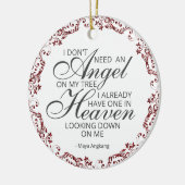 Gedenkstätte Foto Keramik Ornament (Links)