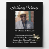 Gedenkstätte Fotoplatte (Vorderseite)