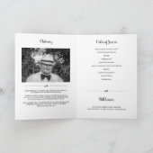 Gedenkstätte für abgeblendetes Foto Programm (Innenseite)