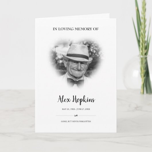 Gedenkstätte für abgeblendetes Foto Programm (Vorderseite)