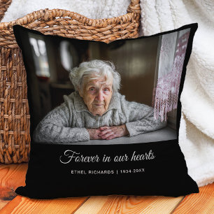 Gedenkstätte für Beileid in der Erinnerung FOTO Kissen