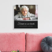 Gedenkstätte für Beileid in der Erinnerung | FOTO Leinwanddruck (Insitu (Wohnzimmer))