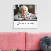 Gedenkstätte für Beileid in der Erinnerung | FOTO Leinwanddruck (Insitu (Wohnzimmer))