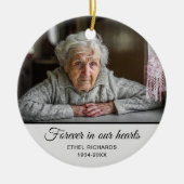 Gedenkstätte für Beileid in der Erinnerung | Zwei  Keramik Ornament (Vorne)