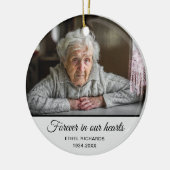 Gedenkstätte für Beileid in der Erinnerung | Zwei  Keramik Ornament (Links)