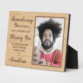 Gedenkstätte für benutzerdefinierte Fotos Fotoplatte (Seite)