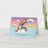 Gedenkstätte für Blaue und Weiße Windhunde Karte (Vorderseite)