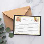 Gedenkstätte für das blaue Foto einer Speicherkart Einladung