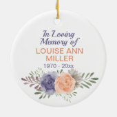 Gedenkstätte für das Gedenken an das Erdbeben Keramik Ornament (Hinten)