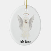 Gedenkstätte für das Great Pyrenäen-Beileid Keramik Ornament (Rechts)