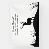 Gedenkstätte für das Hirsche im liebenden Gedächtn Banner (Vertikal)