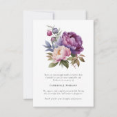 Gedenkstätte für das hübsche Foto Beileid Dankeskarte (Vorderseite)