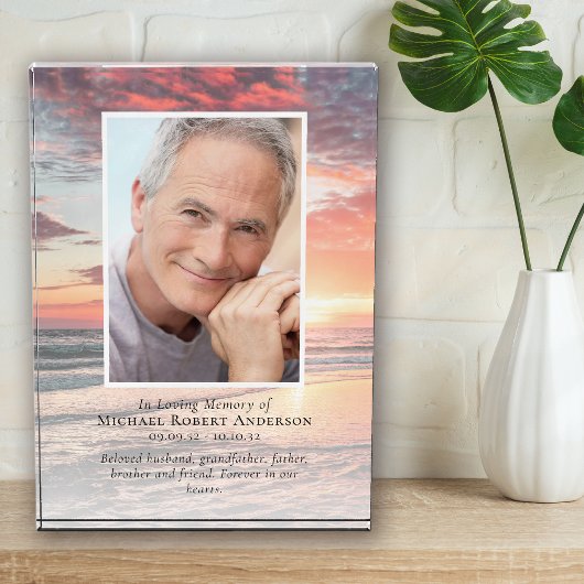 Gedenkstätte für das Sunset Ocean Foto