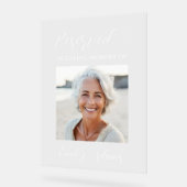 Gedenkstätte für das Verlieben benutzerdefinierter Acrylschild (Winkel)