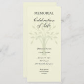 Gedenkstätte für den Baum des Lebens Einladung (Vorne/Hinten)