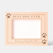 Gedenkstätte für den besten Hund aller Zeiten Geätzte Rahmen (Vorderseite)