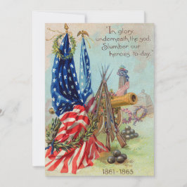 Gedenkstätte für den Zivilen Krieg in Amerika Einladung