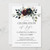 Gedenkstätte für die Beerdigung der Burgunder Mari Einladung (Vorderseite)