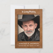 Gedenkstätte für die Beerdigung des Fotos des Lied Dankeskarte (Vorderseite)