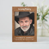 Gedenkstätte für die Beerdigung des Fotos des Lied Dankeskarte (Stehend Vorderseite)