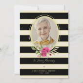 Gedenkstätte für die Blumengärten Einladung (Vorderseite)