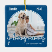 Gedenkstätte für die Liebe Erinnerung Moderner Hun Keramikornament (Vorderseite)