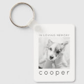 Gedenkstätte für die Liebe Erinnerung Modernes Fot Schlüsselanhänger (Vorderseite)
