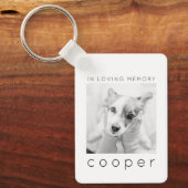 Gedenkstätte für die Liebe Erinnerung Modernes Fot Schlüsselanhänger (Vorderseite)