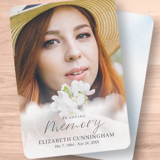 Gedenkstätte für die Liebe Erinnerungswolken Moder Dankeskarte