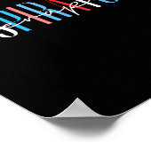 Gedenkstätte für die Therapie mit roten weißen und Poster (Ecke)