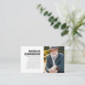 Gedenkstätte für die Trauerfeier in der Erinnerung Visitenkarte (Stehend Vorderseite)