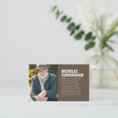 Gedenkstätte für die Trauerfeier in der Erinnerung Visitenkarte (Stehend Vorderseite)