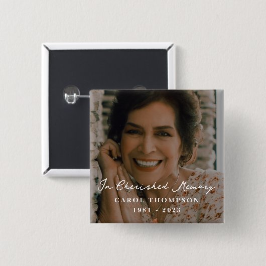 Gedenkstätte für Erinnerungen Button (Vorne & Hinten)