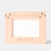 Gedenkstätte für ewig vermisste Haustiere Geätzte Rahmen (Vorderseite)