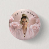 Gedenkstätte für Flora und Fauna Abzeichen Rose Button (Vorderseite)