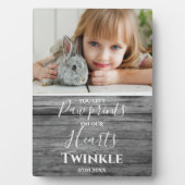 Gedenkstätte für Foto-Haustiere Fotoplatte (Vorderseite)