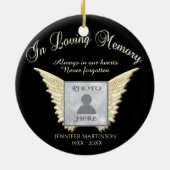 Gedenkstätte für Fotos in der Erinnerung Keramik Ornament (Hinten)