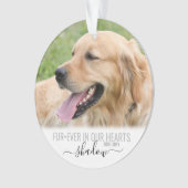 Gedenkstätte für Fotos in unseren Herzen Ornament (Vorderseite)