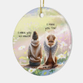 Gedenkstätte für Frauen und Hunde Keramik Ornament (Links)