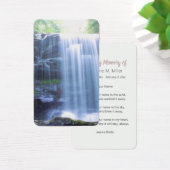 Gedenkstätte für friedliche Waldwasserfälle (Schreibtisch)