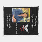 Gedenkstätte für geliebte, vermisste und vererbte fleecedecke (Vorderseite (Horizontal))