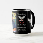 Gedenkstätte für geliebte, vermisste und vererbte tasse (VorderseiteRechts)