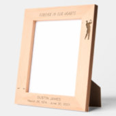 Gedenkstätte für Golfer-Silhouette Geätzte Rahmen (Links)