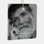 Gedenkstätte für Großvater Keramikornament (Rechts)