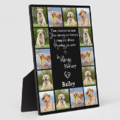 Gedenkstätte für Haustiere Achtung 14 FotoCollage Fotoplatte (Seite)