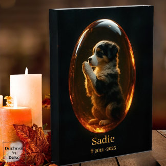 Gedenkstätte für Haustiere Australian Shepherd Amb Leinwanddruck