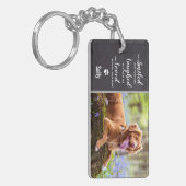 Gedenkstätte für Haustiere - Beileid für Haustiere Schlüsselanhänger (Vorderseite links)