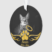 Gedenkstätte für Haustiere - Cat-Gedenkstätte - Ge Ornament (Vorderseite)