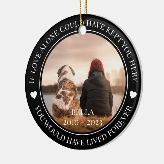 Gedenkstätte für Haustiere, die Sie während Ihres Keramik Ornament (Links)